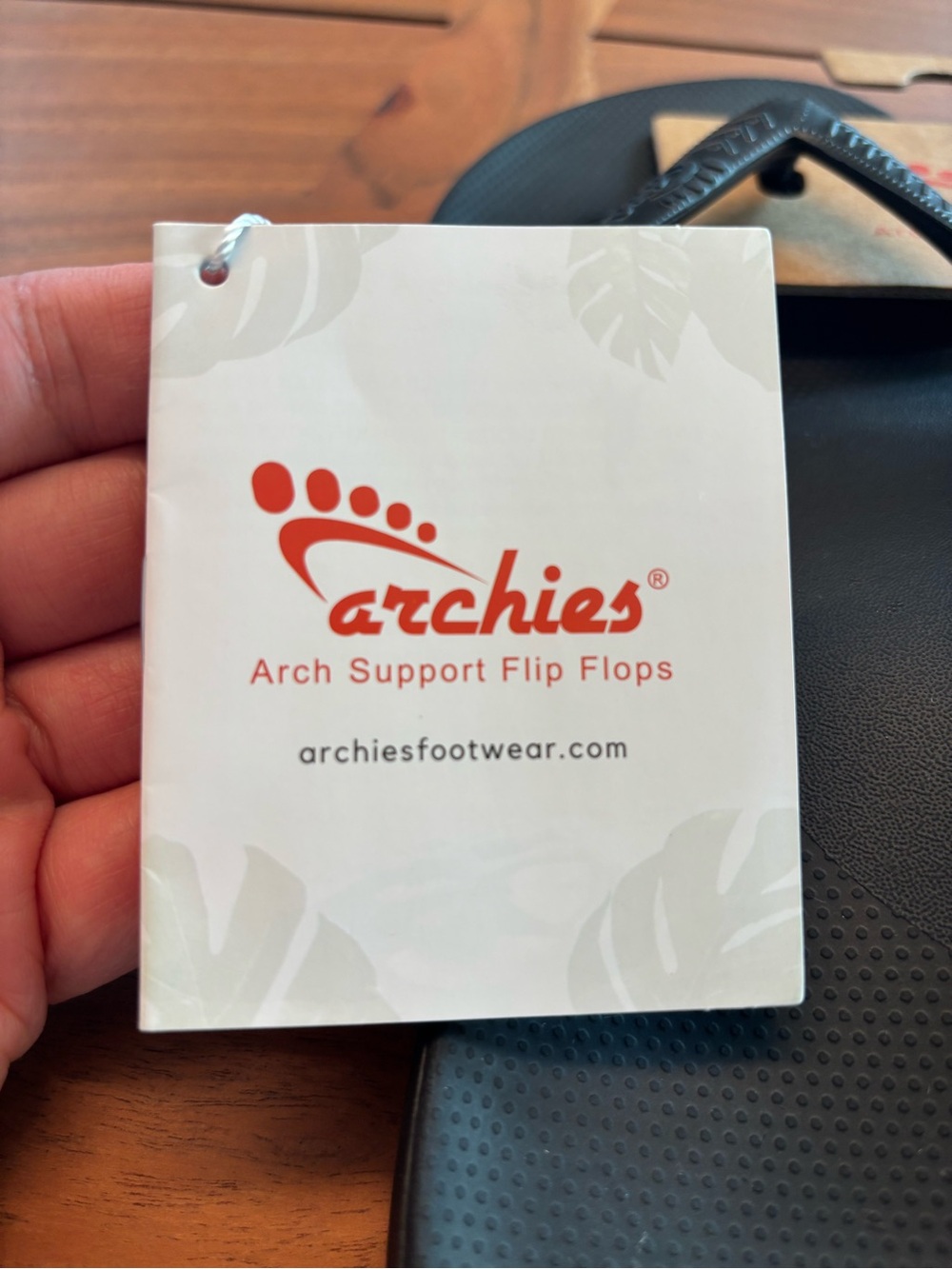 Archies Arch Support Sandals Flip-Flops – Black Men’s 9 Women’s 10 ( EU 43 ) - Picture 7 of 8